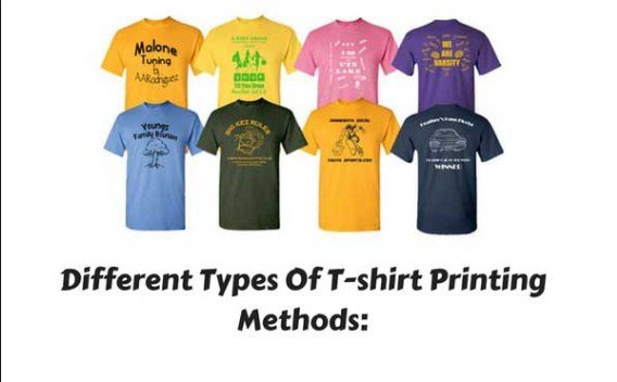 t-shirt printing methodes
