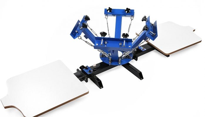 manual screen printing press 4 Color 2 Station 