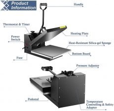 powerpress heat press 15x15