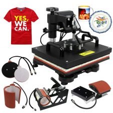 ZENY Digital Heat Press Transfer 5 in 1 Swing Away Heat Press Machine 