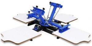 VEVOR Screen Printing Machine 4 Color 1 Station Screen Printing Equipment for Shirts