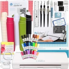 Silhouette America Cameo 3 Touch Screen, Blue Tooth, Auto Blade Starter Bundle kit