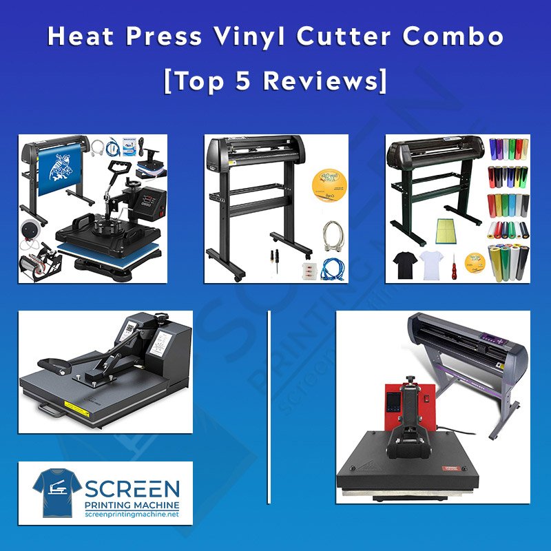 Heat Press Vinyl Cutter Combo